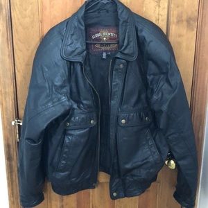 Mens leather jacket